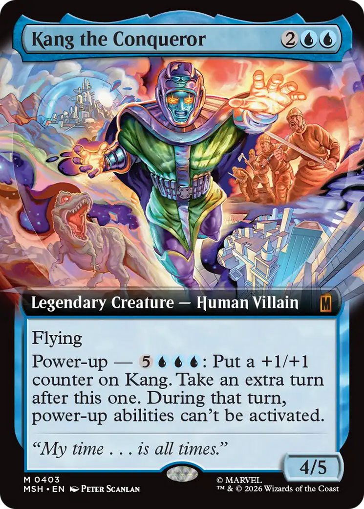 Kang the Conqueror (Extended Art) [Marvel Super Heroes] | Boutique FDB TCG