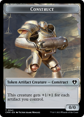 City's Blessing // Construct (41) Double-Sided Token [Commander Masters Tokens] | Boutique FDB TCG