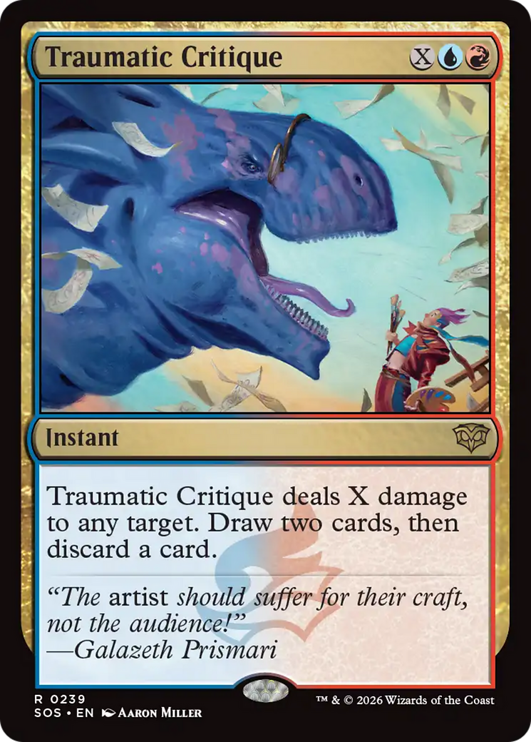 Traumatic Critique [Secrets of Strixhaven] | Boutique FDB TCG