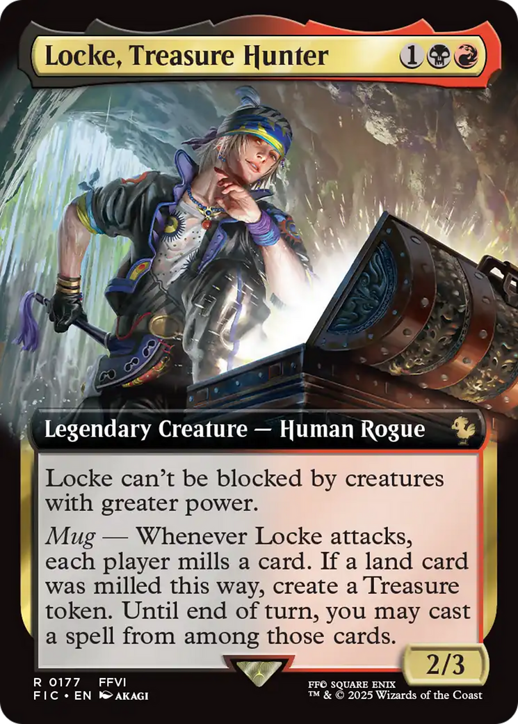 Locke, Treasure Hunter (Extended Art) [FINAL FANTASY Commander] | Boutique FDB TCG