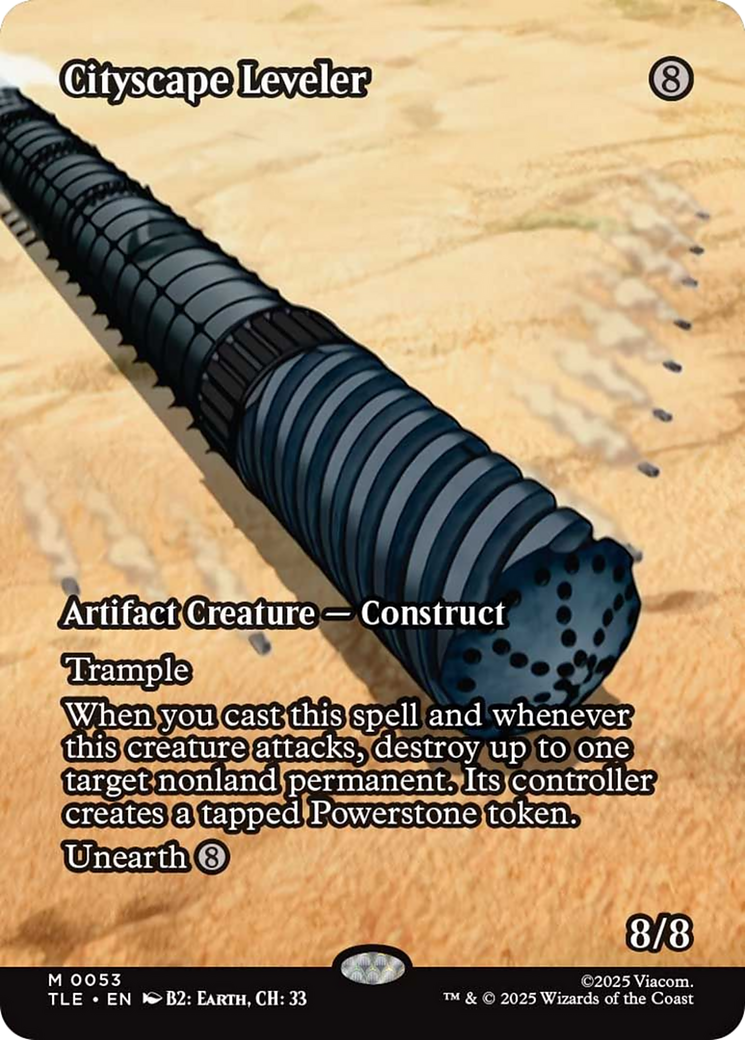 Cityscape Leveler (Borderless) [Avatar: The Last Airbender: Eternal-Legal] | Boutique FDB TCG