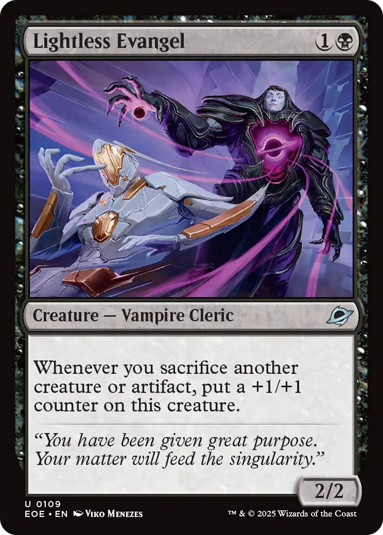 Lightless Evangel [Edge of Eternities] | Boutique FDB TCG