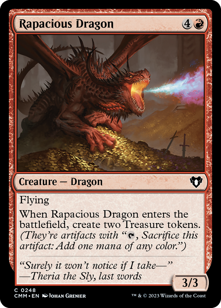 Rapacious Dragon [Commander Masters] | Boutique FDB TCG