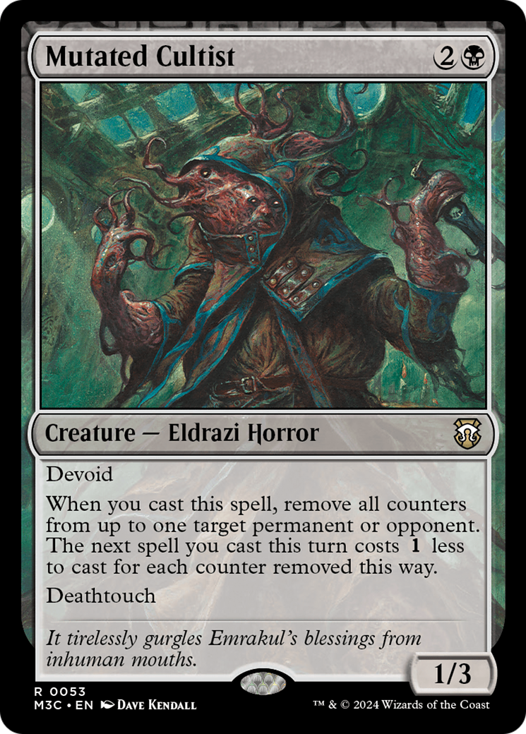 Mutated Cultist [Modern Horizons 3 Commander] | Boutique FDB TCG