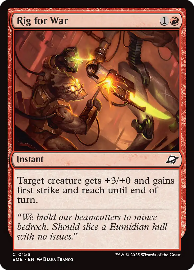 Rig for War [Edge of Eternities] | Boutique FDB TCG