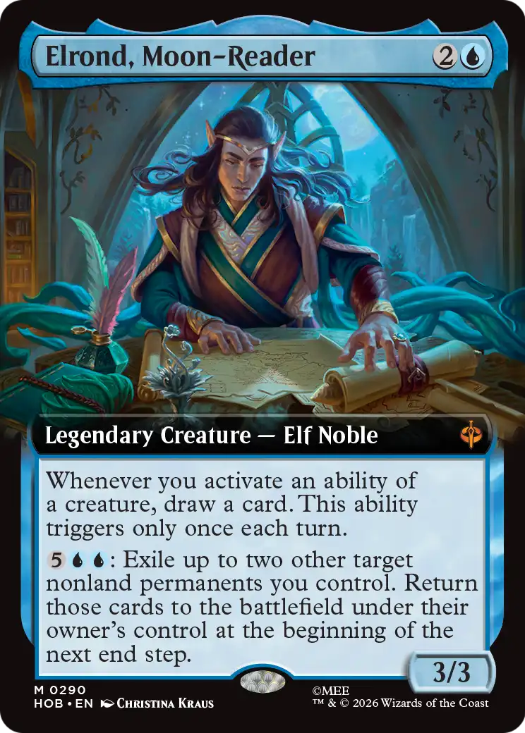 Elrond, Moon-Reader (Extended Art) [The Hobbit] | Boutique FDB TCG