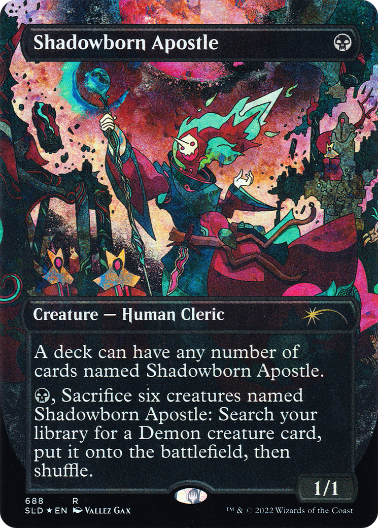 Shadowborn Apostle (688) (Borderless) [Secret Lair Drop Promos] | Boutique FDB TCG