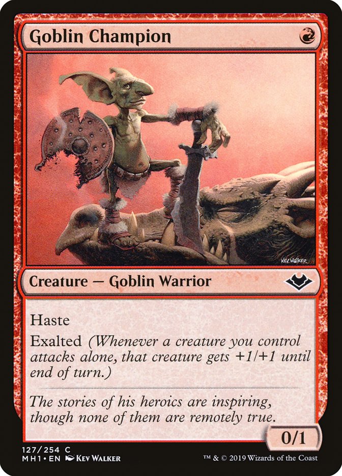 Goblin Champion [Modern Horizons] | Boutique FDB TCG