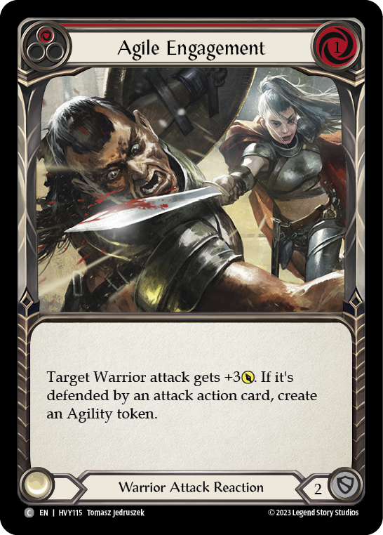 Agile Engagement (Red) [HVY115] (Heavy Hitters) | Boutique FDB TCG