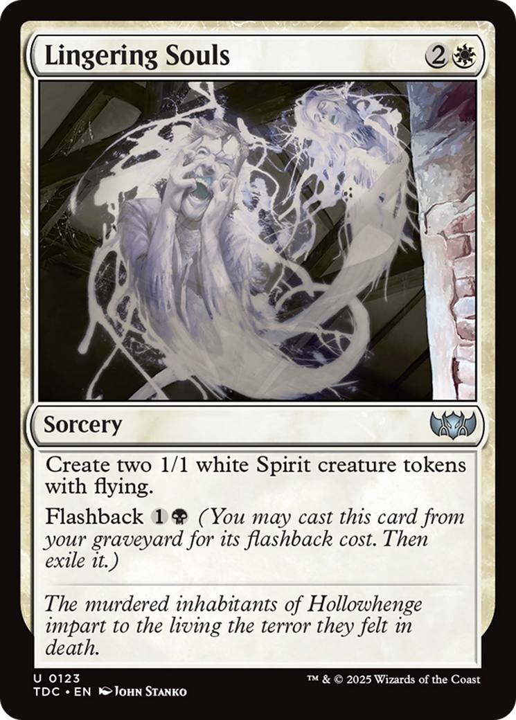 Lingering Souls [Tarkir: Dragonstorm Commander] | Boutique FDB TCG
