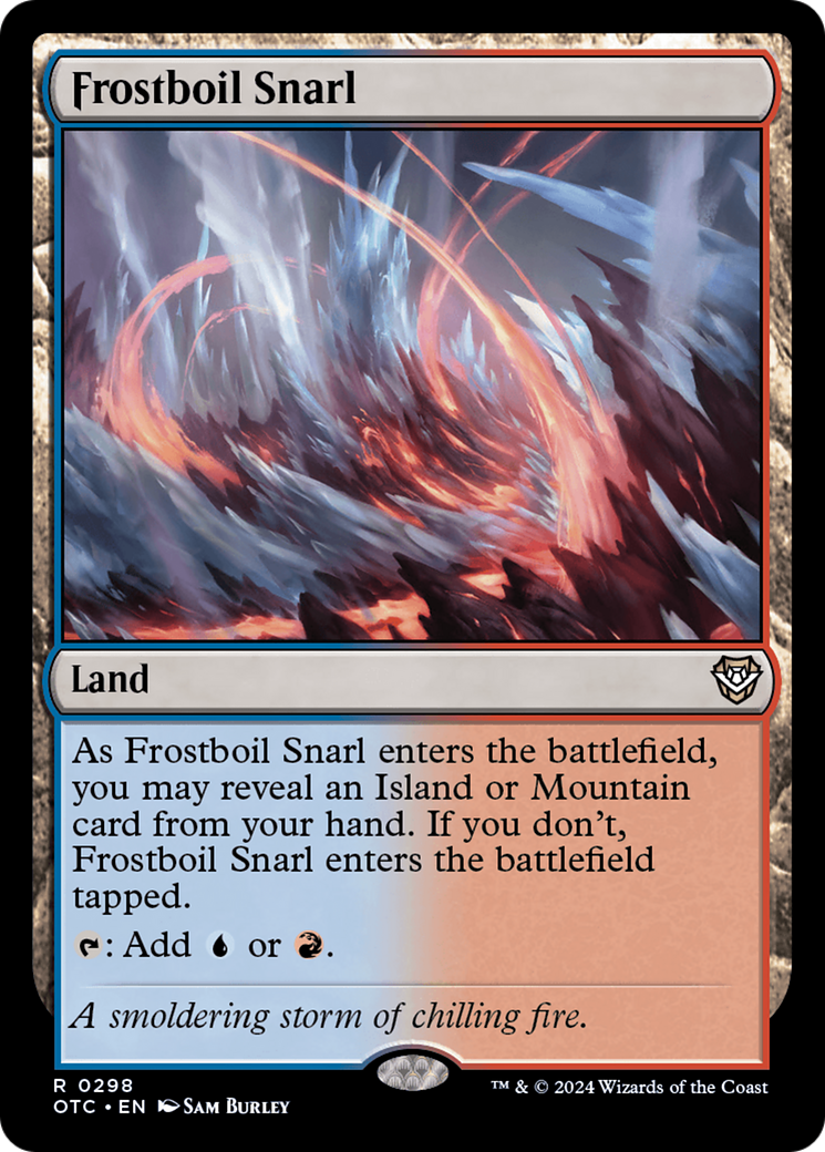 Frostboil Snarl [Outlaws of Thunder Junction Commander] | Boutique FDB TCG