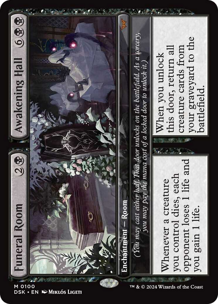 Funeral Room // Awakening Hall [Duskmourn: House of Horror] | Boutique FDB TCG