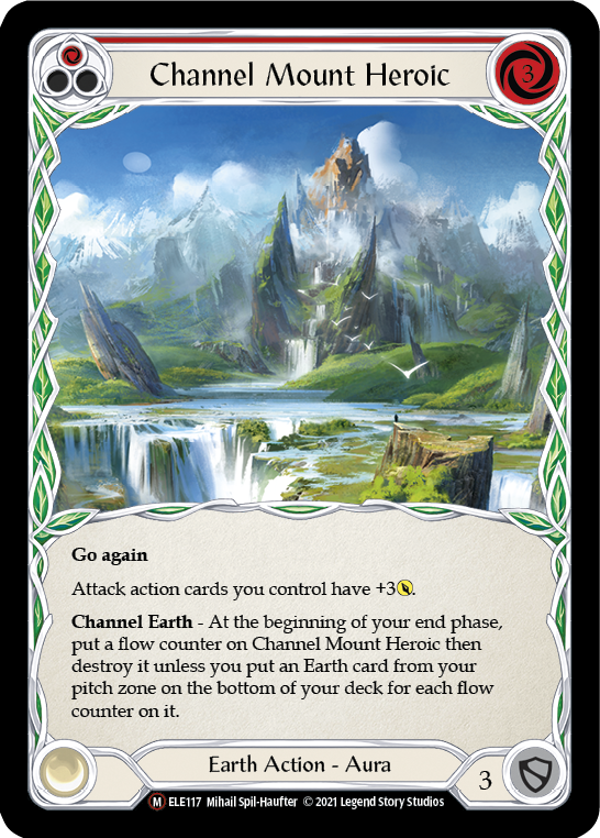Channel Mount Heroic [U-ELE117] (Tales of Aria Unlimited)  Unlimited Rainbow Foil | Boutique FDB TCG