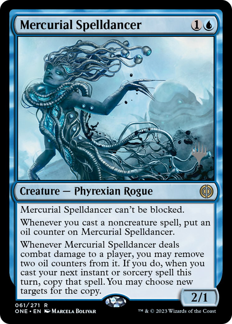 Mercurial Spelldancer (Promo Pack) [Phyrexia: All Will Be One Promos] | Boutique FDB TCG