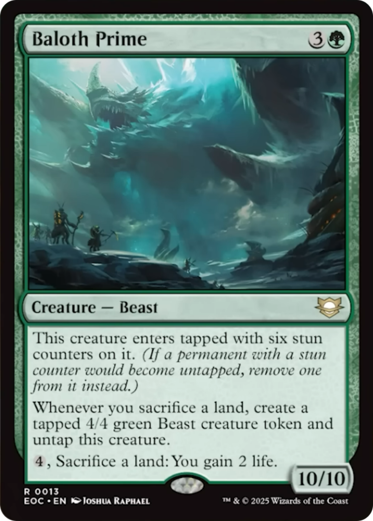 Baloth Prime [Edge of Eternities Commander] | Boutique FDB TCG