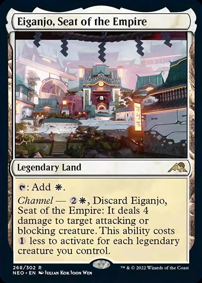 Eiganjo, Seat of the Empire [Kamigawa: Neon Dynasty] | Boutique FDB TCG