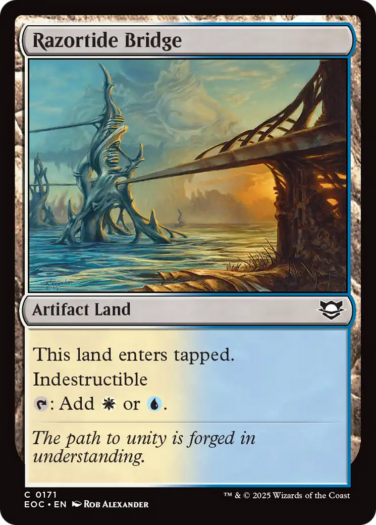 Razortide Bridge [Edge of Eternities Commander] | Boutique FDB TCG