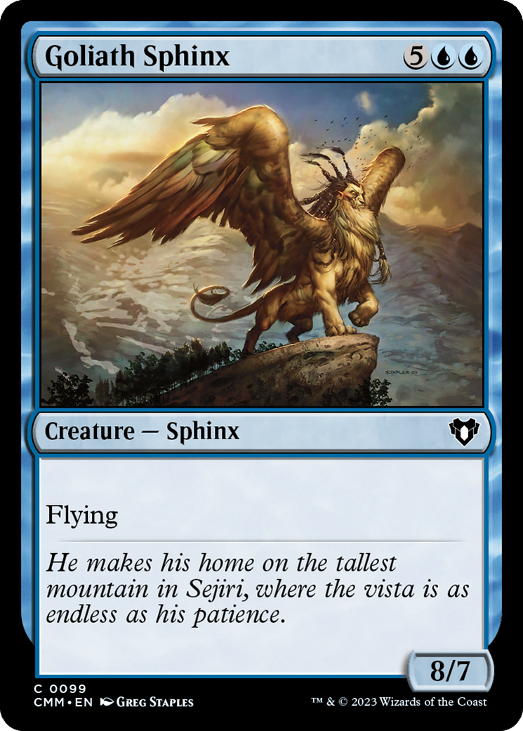 Goliath Sphinx [Commander Masters] | Boutique FDB TCG