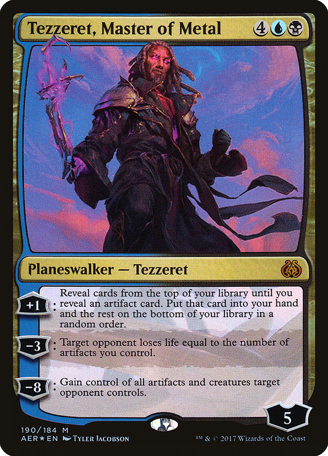 Tezzeret, Master of Metal [Aether Revolt] | Boutique FDB TCG
