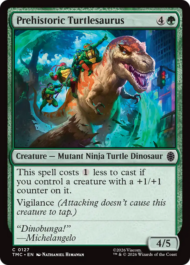 Prehistoric Turtlesaurus [Teenage Mutant Ninja Turtles Commander] | Boutique FDB TCG