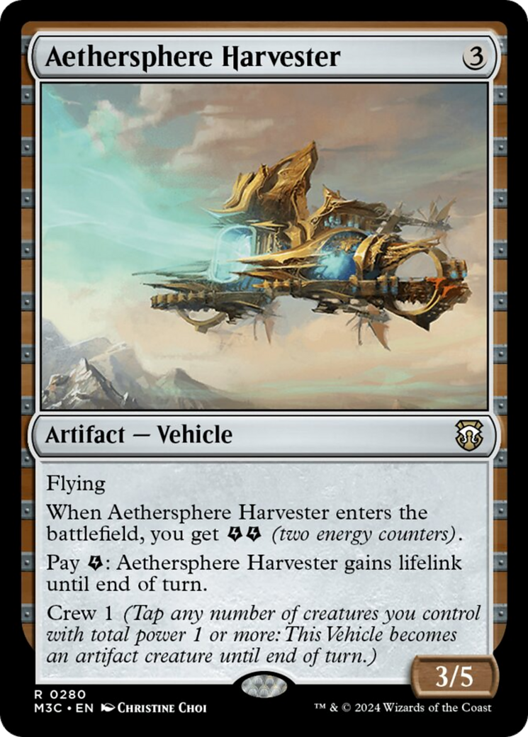 Aethersphere Harvester [Modern Horizons 3 Commander] | Boutique FDB TCG