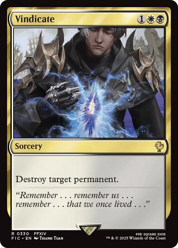 Vindicate [FINAL FANTASY Commander] | Boutique FDB TCG