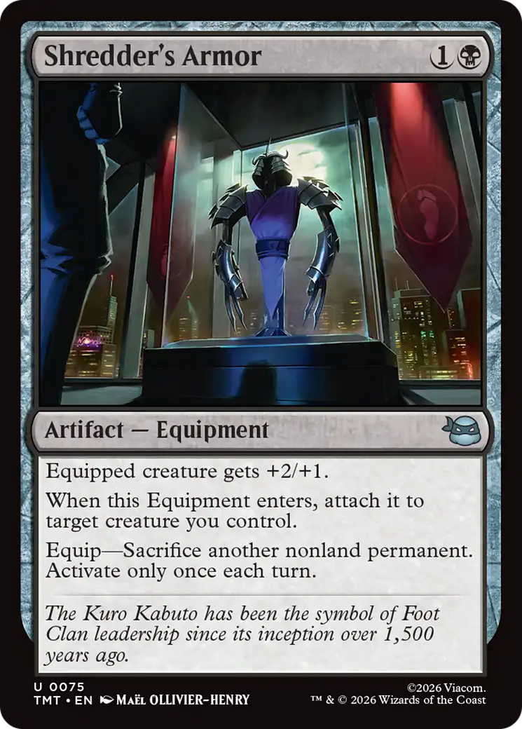 Shredder's Armor [Teenage Mutant Ninja Turtles] | Boutique FDB TCG