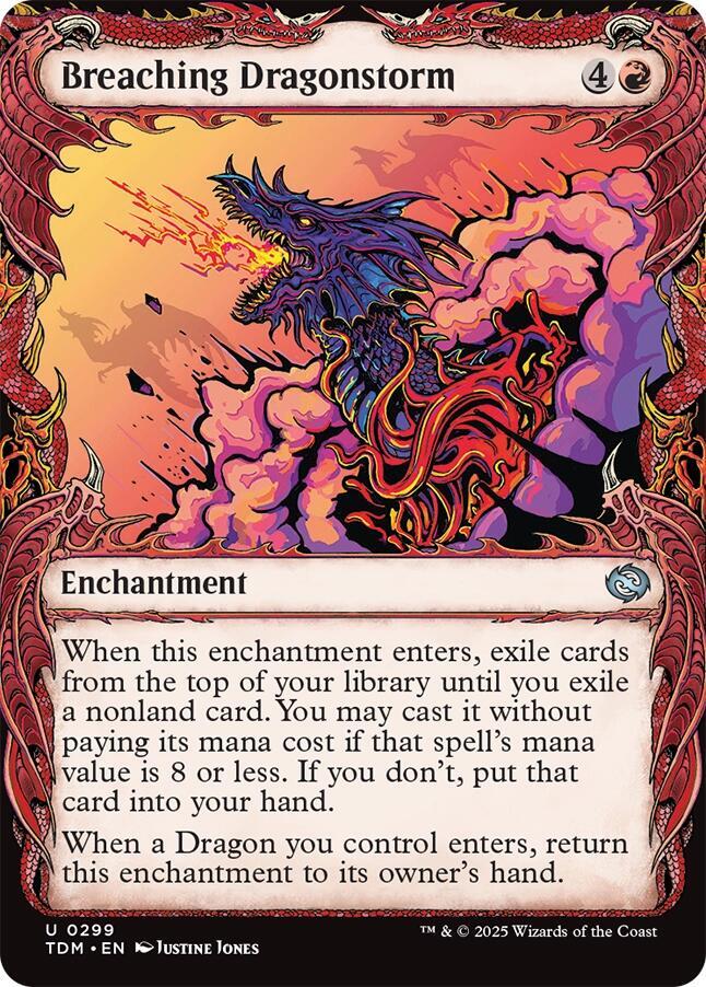 Breaching Dragonstorm (Showcase) [Tarkir: Dragonstorm] | Boutique FDB TCG