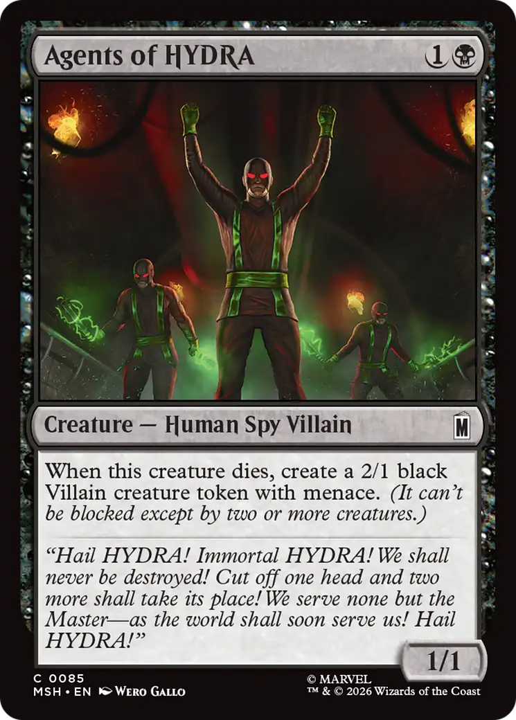Agents of HYDRA [Marvel Super Heroes] | Boutique FDB TCG