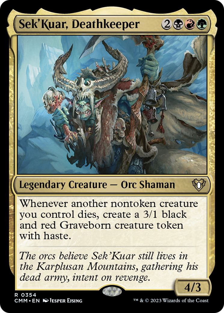 Sek'Kuar, Deathkeeper [Commander Masters] | Boutique FDB TCG