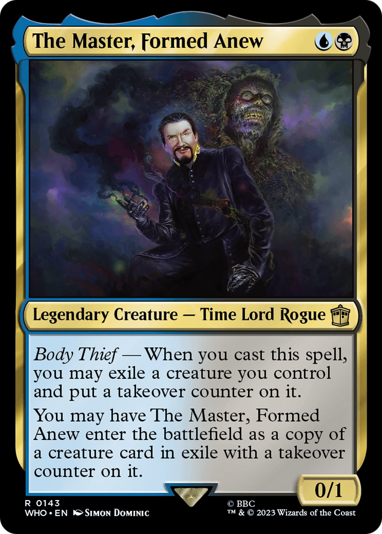 The Master, Formed Anew [Doctor Who] | Boutique FDB TCG