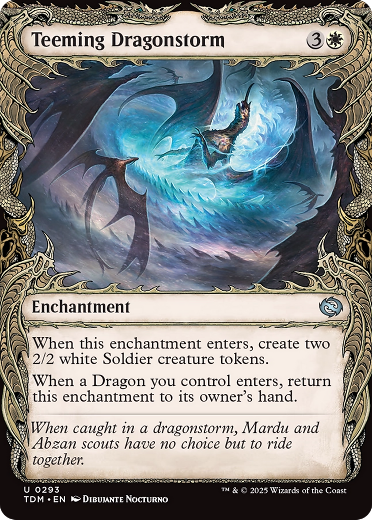 Teeming Dragonstorm (Showcase) [Tarkir: Dragonstorm] | Boutique FDB TCG