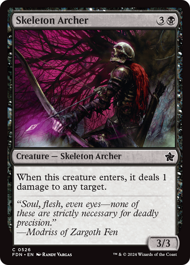 Skeleton Archer [Foundations] | Boutique FDB TCG