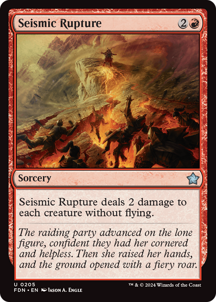 Seismic Rupture [Foundations] | Boutique FDB TCG