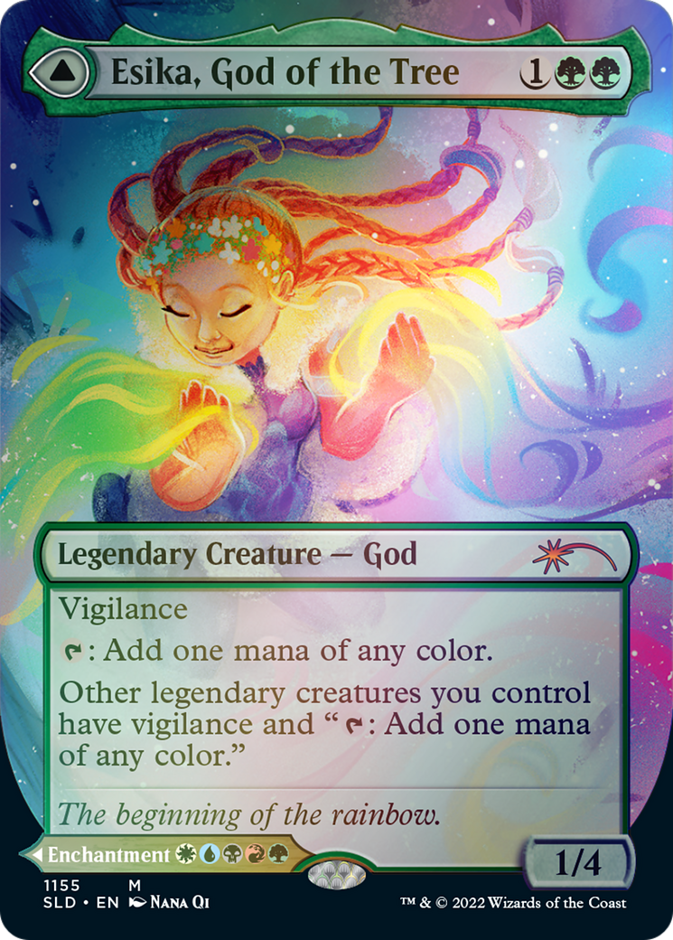 Esika, God of the Tree // The Prismatic Bridge (Borderless) [Secret Lair: From Cute to Brute] | Boutique FDB TCG