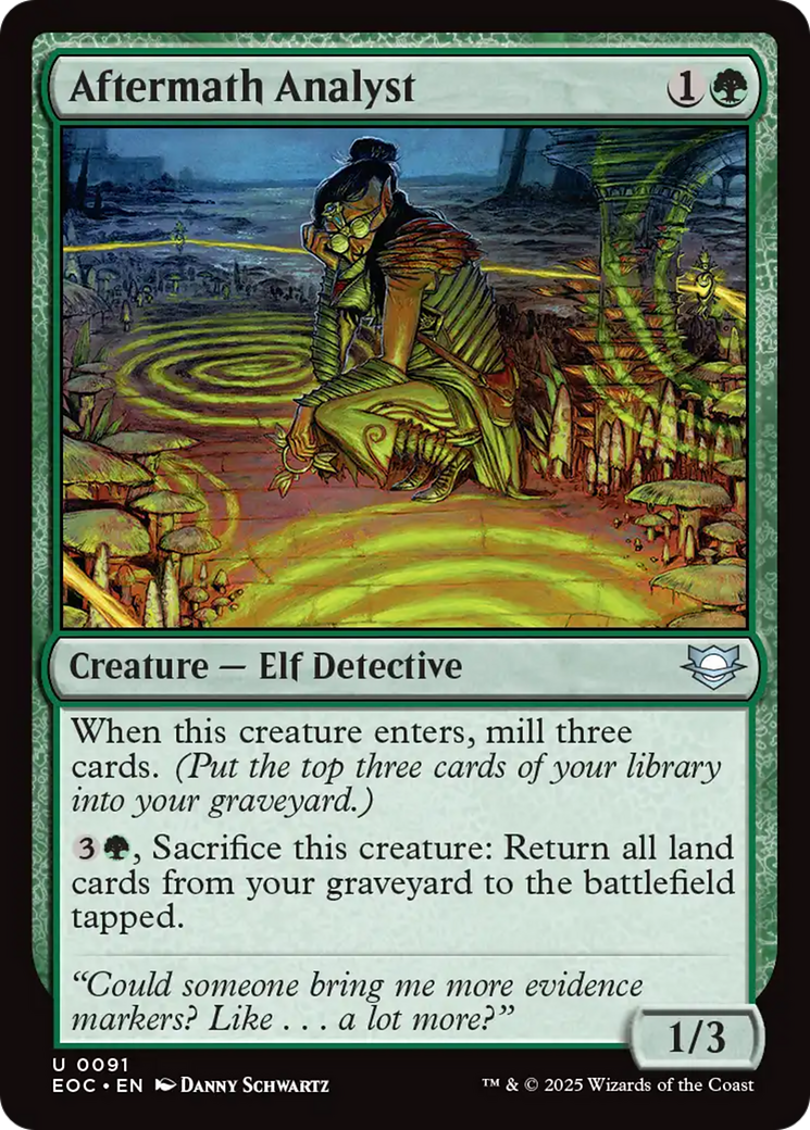 Aftermath Analyst [Edge of Eternities Commander] | Boutique FDB TCG