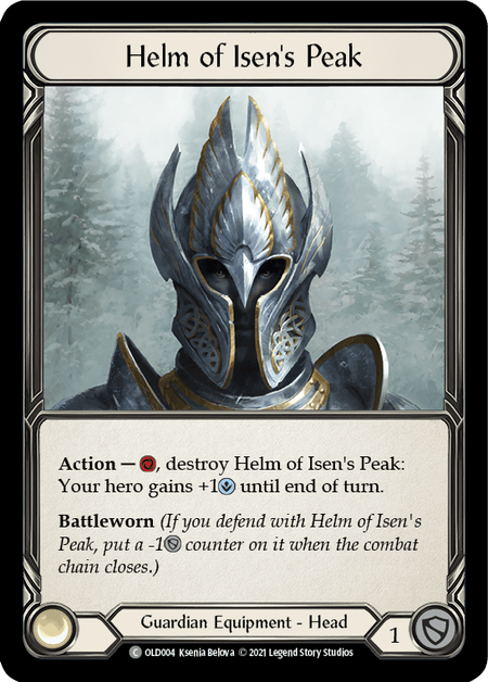 Helm of Isen's Peak [OLD004] (Tales of Aria Oldhim Blitz Deck)  1st Edition Normal | Boutique FDB TCG