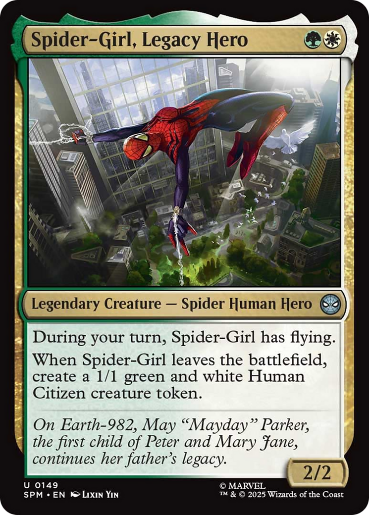 Spider-Girl, Legacy Hero [Marvel's Spider-Man] | Boutique FDB TCG