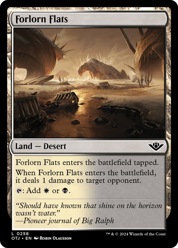 Forlorn Flats [Outlaws of Thunder Junction] | Boutique FDB TCG