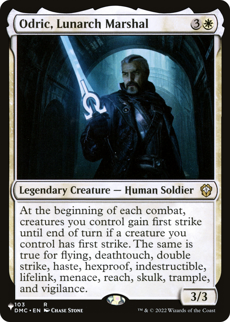 Odric, Lunarch Marshal (DMC) [The List] | Boutique FDB TCG