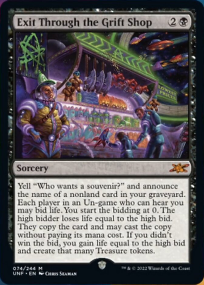 Exit Through the Grift Shop [Unfinity] | Boutique FDB TCG