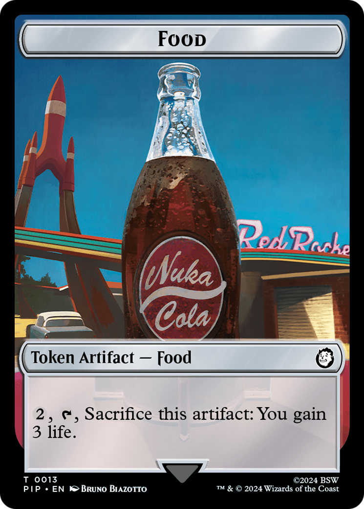 Food (0013) // Wasteland Survival Guide Double-Sided Token [Fallout Tokens] | Boutique FDB TCG