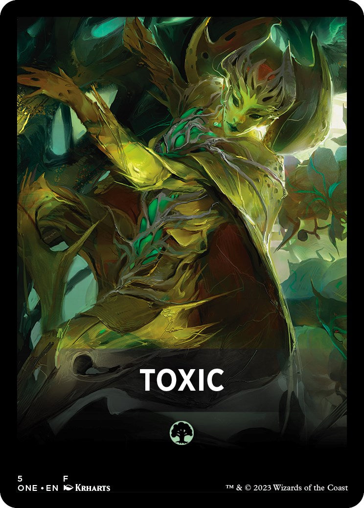 Toxic Theme Card [Phyrexia: All Will Be One Tokens] | Boutique FDB TCG