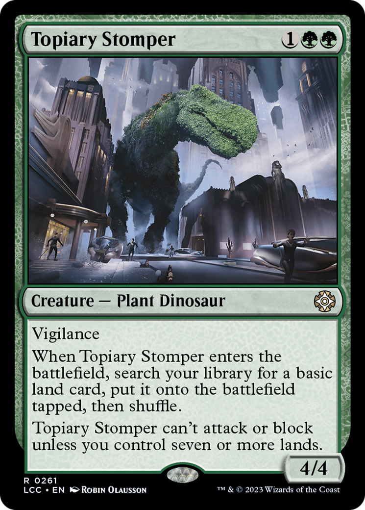 Topiary Stomper [The Lost Caverns of Ixalan Commander] | Boutique FDB TCG