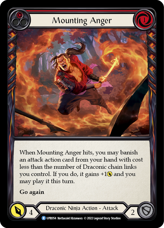 Mounting Anger (Red) [UPR054] (Uprising) | Boutique FDB TCG