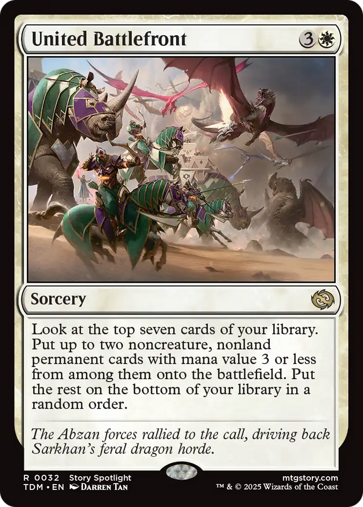 United Battlefront [Tarkir: Dragonstorm] | Boutique FDB TCG