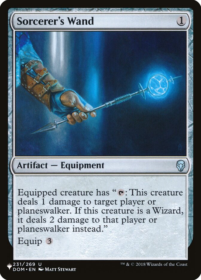 Sorcerer's Wand [The List] | Boutique FDB TCG