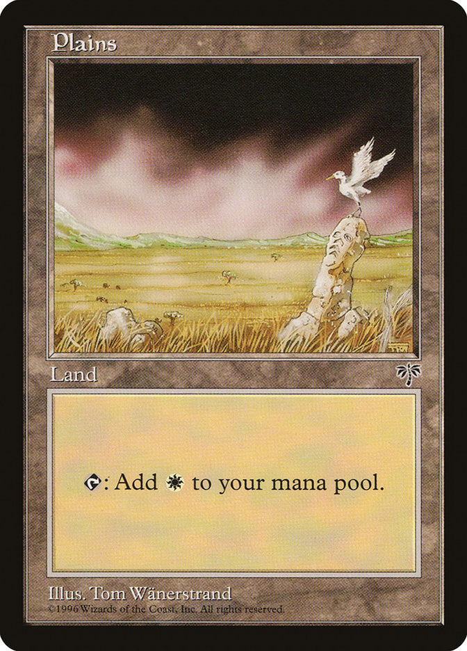 Plains (No Oxen / Signature on Right) [Mirage] | Boutique FDB TCG