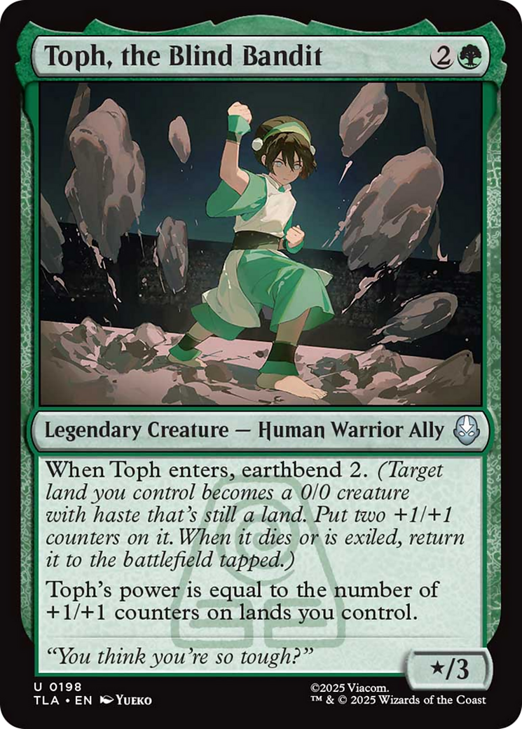 Toph, the Blind Bandit [Avatar: The Last Airbender] | Boutique FDB TCG
