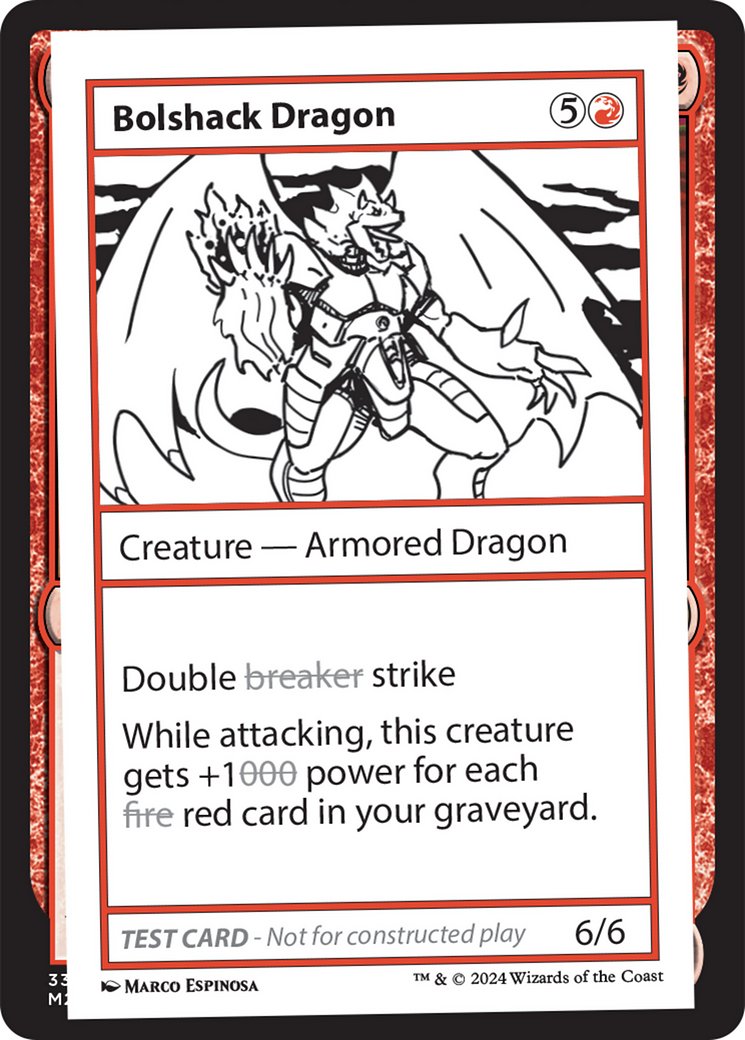 Bolshack Dragon [Mystery Booster 2 Playtest Cards] | Boutique FDB TCG